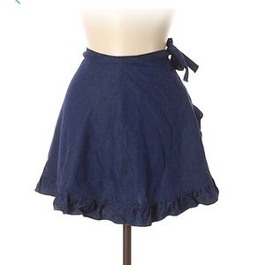 Size 6 Denim Wrap Skirt.